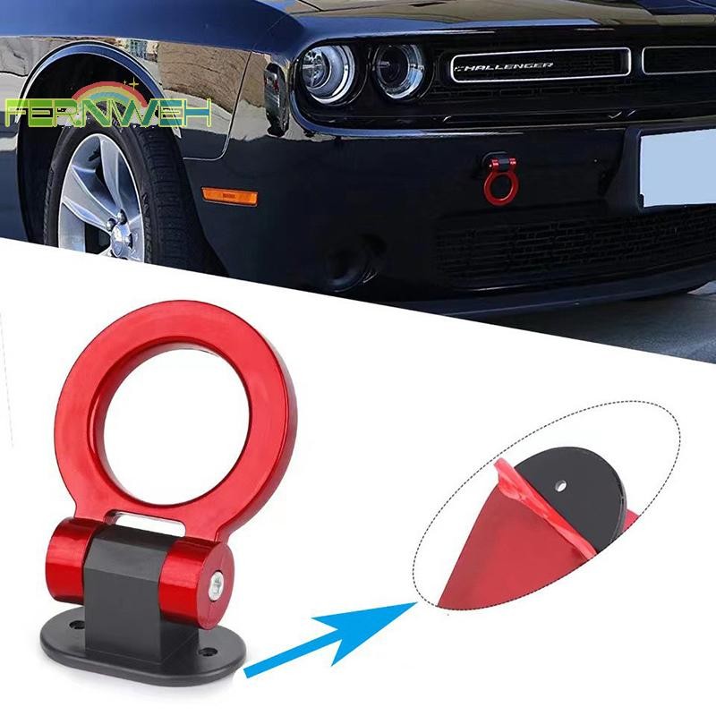 [Fernweh] ABS Kiểu Dáng Xe Kéo Móc Miếng Dán Trang Trí Ô Tô Phía Sau Xe Kéo Mô Phỏng Vòng Đua Xe Móc Kéo Xe [MỚI]