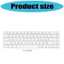 Btsg Trống 68 Chìa Khóa Trắng Keycap Bộ Chiều Cao Ban Đầu PBT Keycaps Cho Tối Giản Bàn Phím Keycap