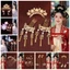 FUJIOU 1 Bộ Tóc Cổ, Kẹp Tóc Thời Nhà Đường Phong Cách Cổ Điển, Vintage Thanh Lịch Tua Rua Ngọc Trai Hoa Lược Tóc Trang Sức