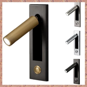 Đèn Đọc Sách Gắn Tường Có Công Tắc Nhấn Tiện Dụng Cho Phòng Khách / Phòng Ngủ