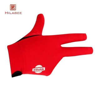 Hilabee 3-Finger Chuyên Nghiệp Co Giãn Tay Phải Snooker Bể Cue Bi-a Xanh