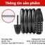 Khoá dây xe đạp 5 số cao cấp bền bỉ chất lượng cao cho xe đạp xe máy đa dụng chống trộm -GIOVA