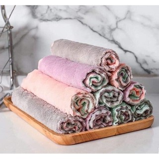 Set 10 Khăn Lau Đa Năng Nhà Bếp Lau Bát Đĩa Siêu Thấm Nước 🌹 SHOP PP ONLINE CLICK 24 GIỜ