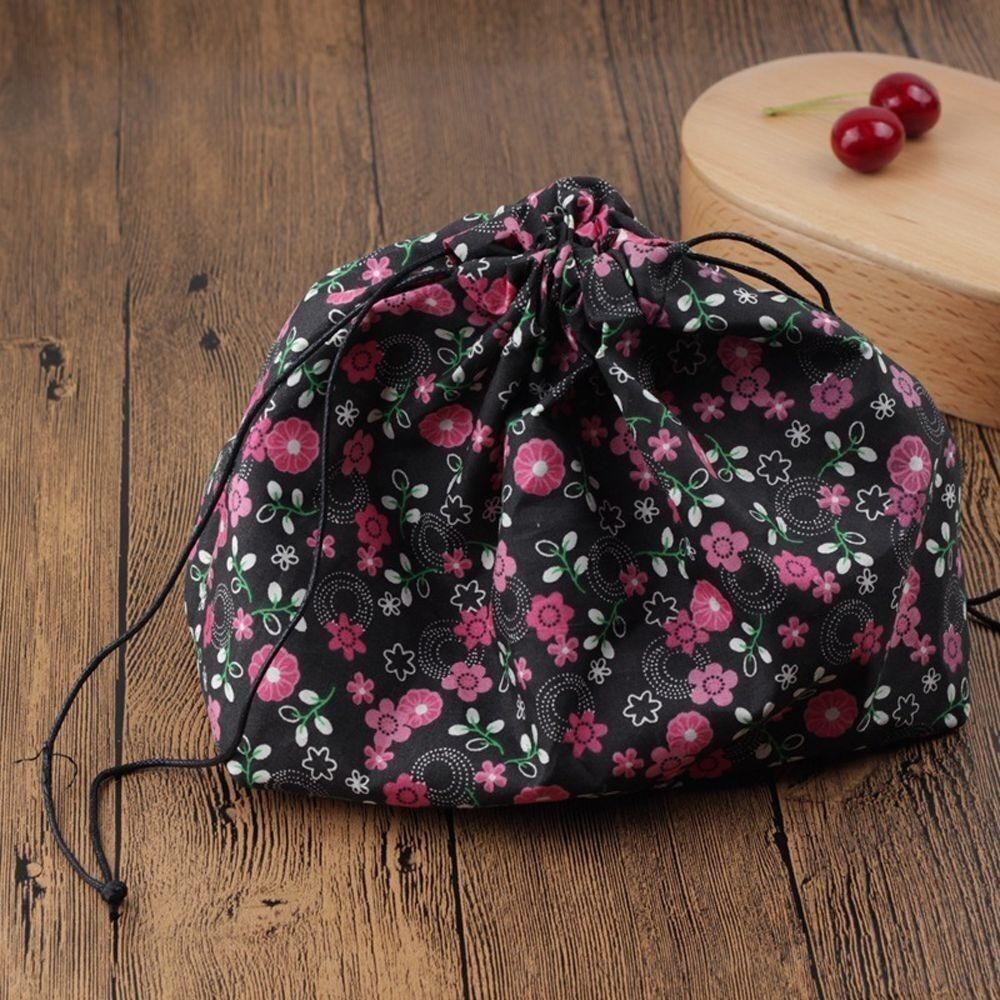 Túi đựng đồ GUSTAVA, Túi vải Nhật Bản bảo vệ môi trường, Túi đựng đồ ăn trưa di động có dây rút