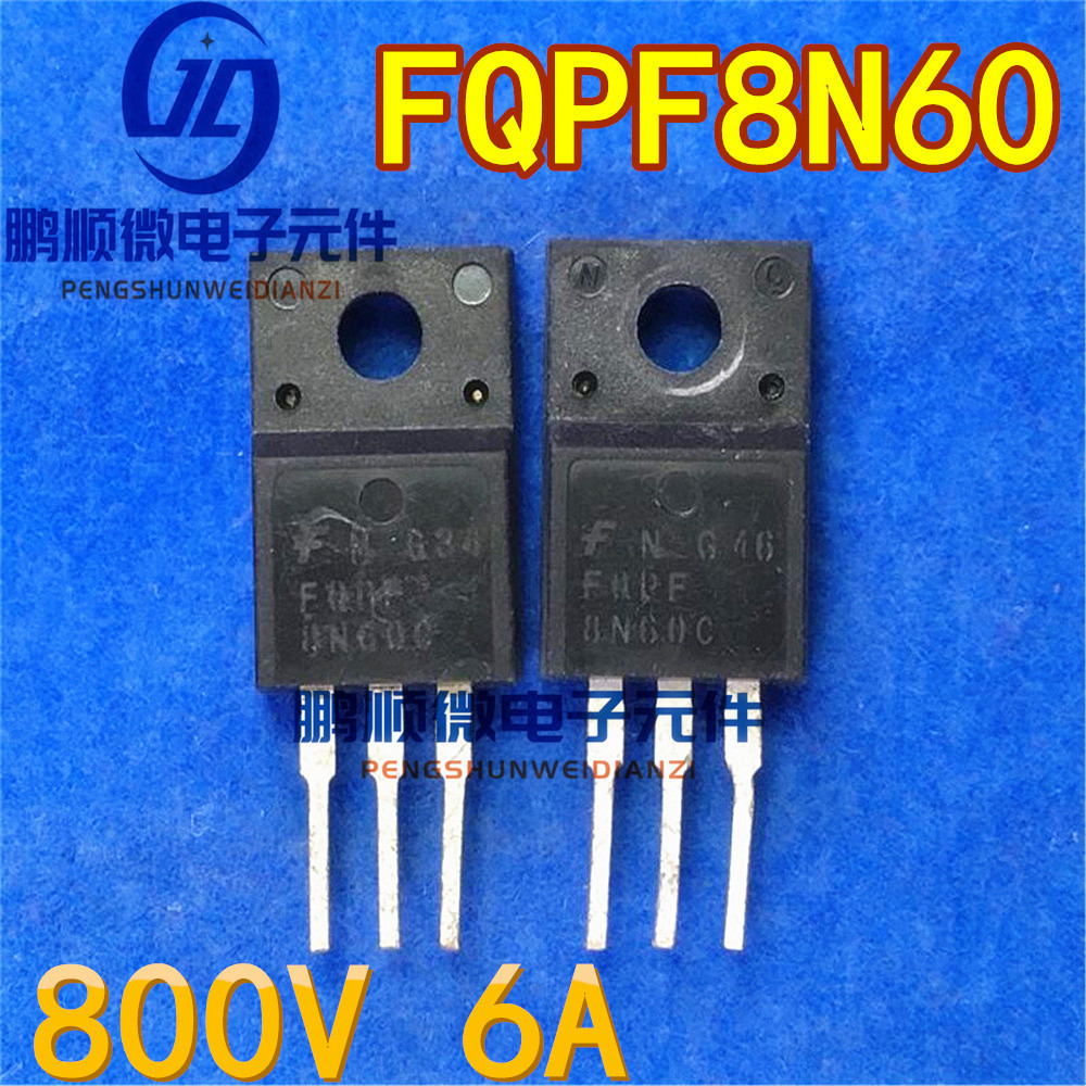 Ống hiệu ứng trường Mos FQPF8N60C 8N60C 8N60 8A 600V TO-220F | Shopee ...