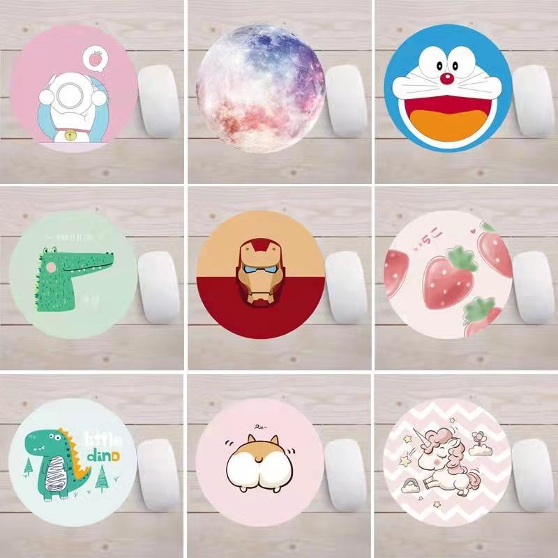 Miếng lót chuột, bàn di chuột hình tròn 20 x 20cm FETA