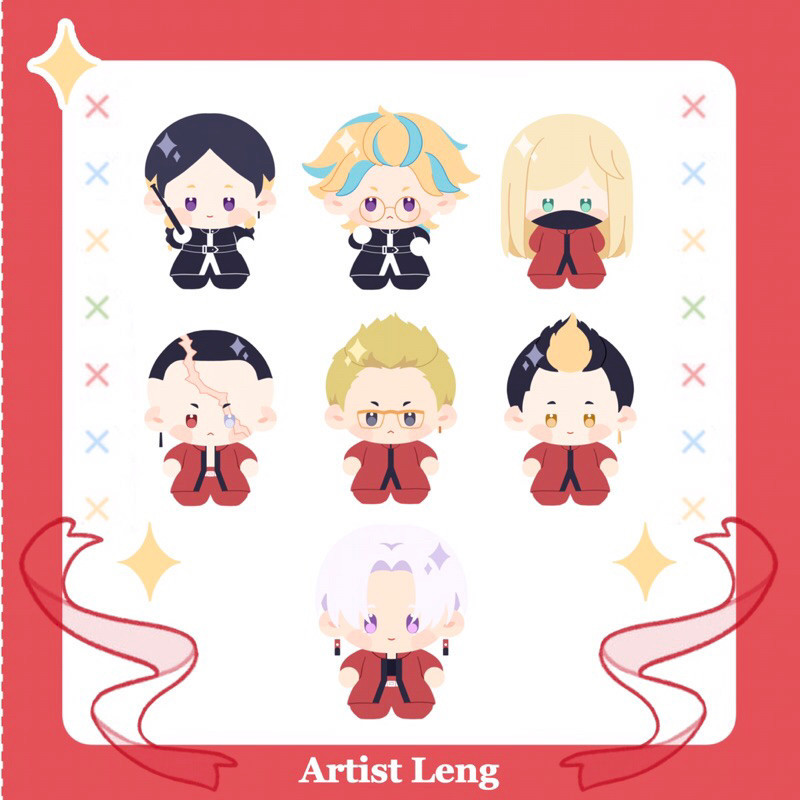 [Tokyo Revengers] GACHA mini standee  Tenjiku  Touman  Bonten
