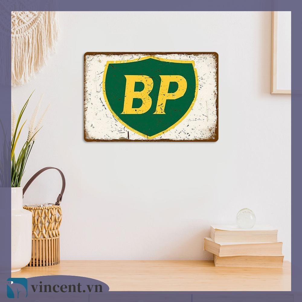 [Vincent.vn] BP Sign Vintage Metal Plate Thiếc Sign Mảng bám cho Bar ...