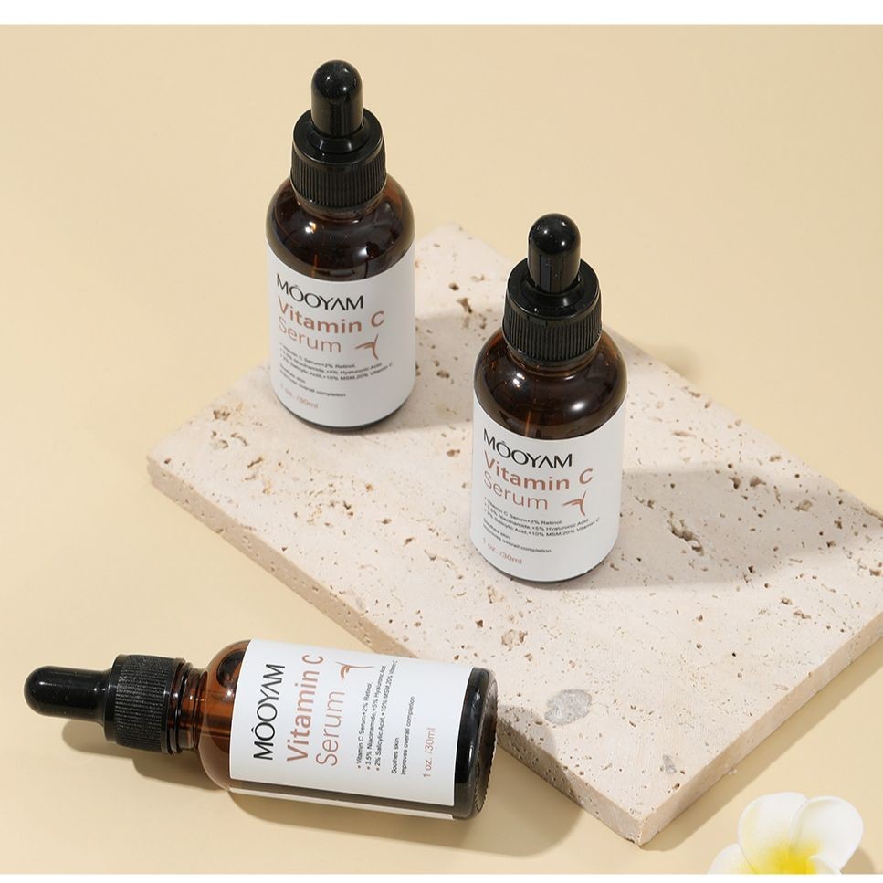 Serum Vitamin C MOOYAM Hết Sạm Đốm Da, Trắng Da, Chống Lão Hóa Làm Mờ Nếp Nhăn Giúp Da Đàn Hồi 30ml