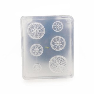 Flgo Thời Trang Trang Trang Sức Làm Khuôn Silicon Hình Chanh Cho Đồ Trang Trí DIY Trong Suốt Vỏ Điện Thoại Trang Trí Khuôn