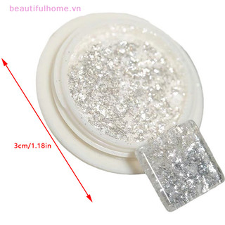 [Beautifulhome] 1 Hộp Gương Làm Móng Tay Cao Kim Sa Lấp Lánh Móng Tay Gương Sáng Hyper Flash Sequin Móng Tay Nghệ Thuật DIY Trang Trí Móng Tay [Làm Đẹp]