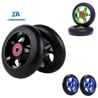 2 Chiếc 100 Mm Xe Tay Ga Thay Thế Bánh Xe Có Vòng Bi Nhôm Chống Mài Mòn PU Xe Tay Ga Phần Xe Tay Ga Phụ Kiện
