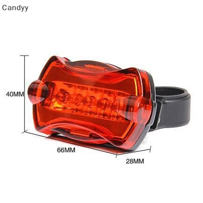 Xe Đạp Leo Núi NDY, Xe Đạp Đường Bộ, Đèn Đuôi, Đèn Đuôi Xe Đạp Đơn, Đèn Đuôi 5Led Đèn Cảnh Báo N