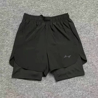 Hells Shorts Men's Running Shorts Marathon Track and Field Quick-Drying Lining Night Running Adult Fitness Training Leggings 6q5p