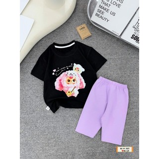 10-30kg Bộ cotton HN baby three mix quần legging nhiều màu