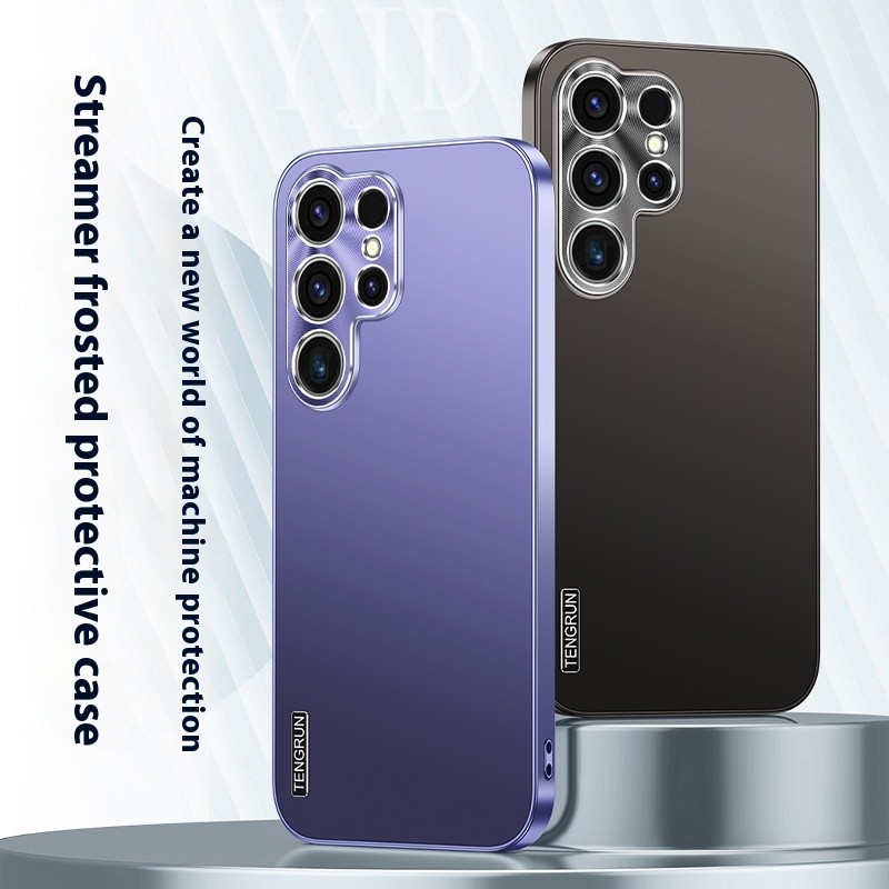 Ốp Lưng Cho Samsung Galaxy S25 Mặt Sau Kim Loại Siêu Mờ Bao Gồm Tất Cả Vỏ Điện Thoại Chống Rơi