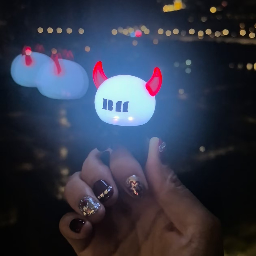 2025 Mới Kpop Idol BABYMONSTER Mini Light Ring RAMI AHYEON CHIQUITA PHARITA Lightstick Nhẫn