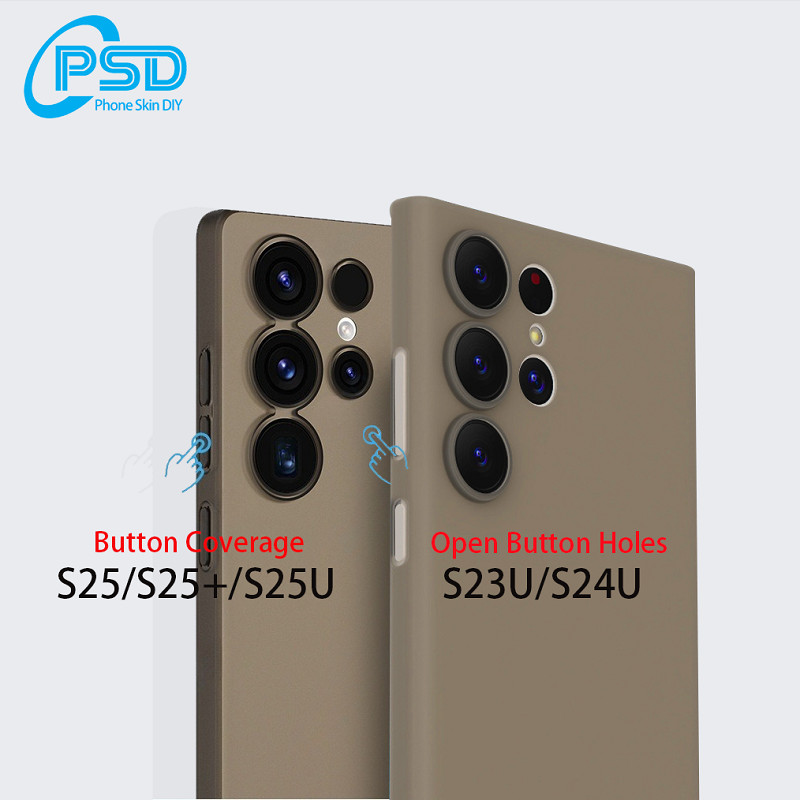 Ốp lưng PP cứng mờ siêu mỏng PSD 0.3MM cho Samsung S26 Ultra S25 Ultra S25 S25 Plus S24 Ultra S23U Samsung Frosted Case Chống vân tay Chống trầy xước