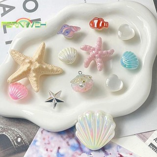 [Fernweh] 12 Chiếc Khóa Giày Sao Biển Hawaii Phụ Kiện Giày Có Thể Tháo Rời Giày DIY Hoa Giày Đi Biển Nữ Khóa Trang Trí Đồ Trang Trí [MỚI]