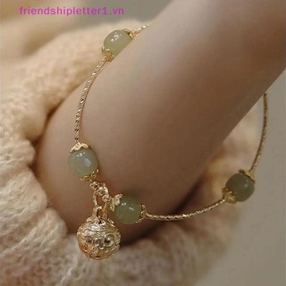 {FH Fashion} Thiết kế thích hợp Vòng tay Hetian Jade Yu dành cho nữ thiểu số Quà tặng cá tính cao cấp năm mới Hanfu nhẹ sang trọng.