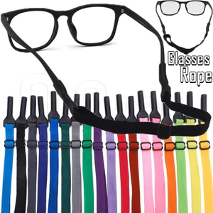 Dây đeo kính chống trượt Unisex - Dây giữ kính có thể điều chỉnh - Kính mắt thể thao Dây đeo cổ silicon - dành cho trẻ em Người lớn - Dây đeo kính co giãn - Dây đeo kính râm an toàn