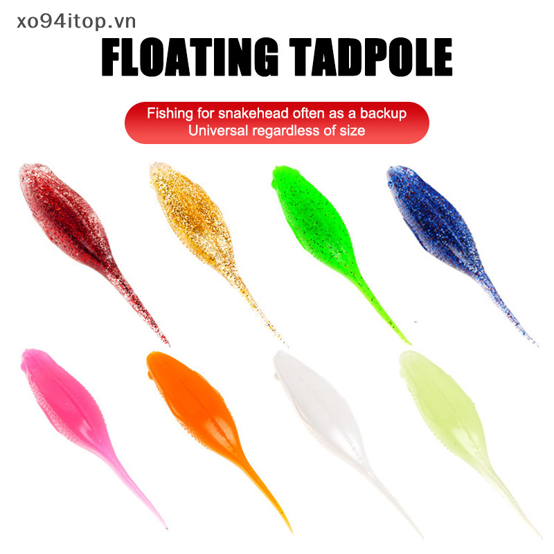 Xoitop Tpe Floag Tadpole 10.5cm12.5g cho Fighg Black Bass và Bucktails với giun mềm. Vn Vn