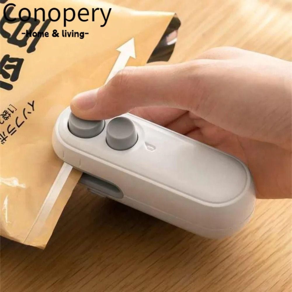 Conopery Máy bịt kín có thể sạc lại, Máy bịt kín chân không sử dụng tại nhà Máy hàn nhiệt Mini, hàn nhiệt túi nhựa niêm phong đồ ăn nhẹ 2 trong 1 di động