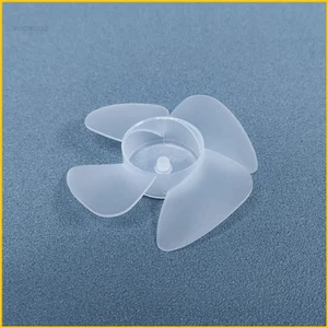 Plastic Fan Blades 4 Leaves for Hairdryer Motor Desk Fan Blades Transparent