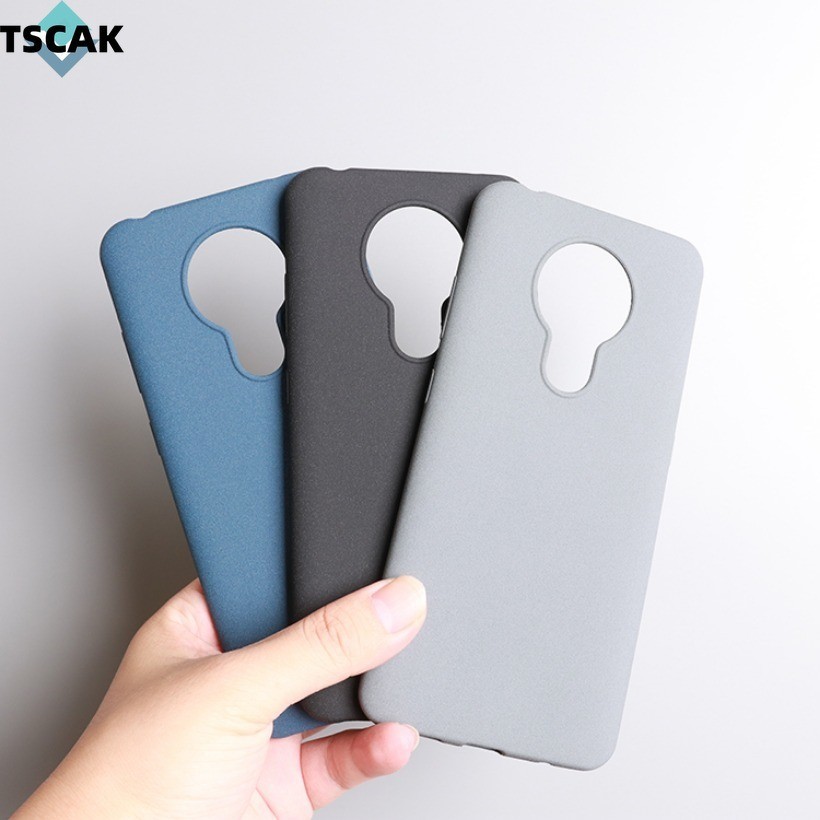 Dành Cho Nokia 5.4 3.4 8.3 8.1 5.3 2.3 7.2 6.2 Vỏ Chống Vân Tay Đá Sa Thạch Mềm Mờ Mỏng Vỏ Điện Thoại TPU