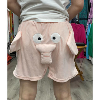 2025NEW Dễ Thương Ngộ nghĩnh Voi Quần Short Mùa Hè Nam Nữ Rời Xấu Xí Dễ Thương Dumbo Cặp Đôi Sinh Viên Bộ Đồ Ngủ Quần