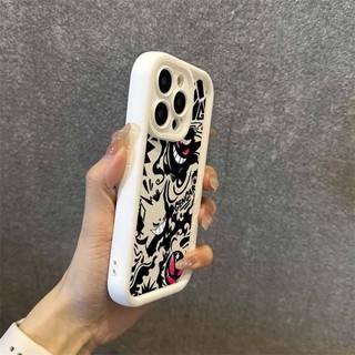 Ốp Lưng Cho OPPO A18 A38 A58 A78 A98 A17 A16 A16K A16E A53 A33 A32 A74 A95 A54 A55 4G A72 A73 5G F19 F9 F11 Reno 6 Lite Pokémon Tím Gengar Bìa Mềm