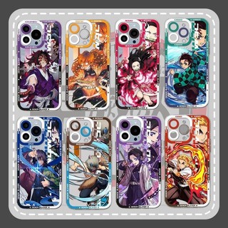 Ốp điện thoại Anime Demon Slayer cho Samsung Galaxy A35 M54 A02 A03 A03S A10 A10S A11 A12 A13 A20S A21S Bảo vệ toàn diện trong suốt TPU Phim hoạt hình Vỏ điện thoại chống sốc mát mẻ