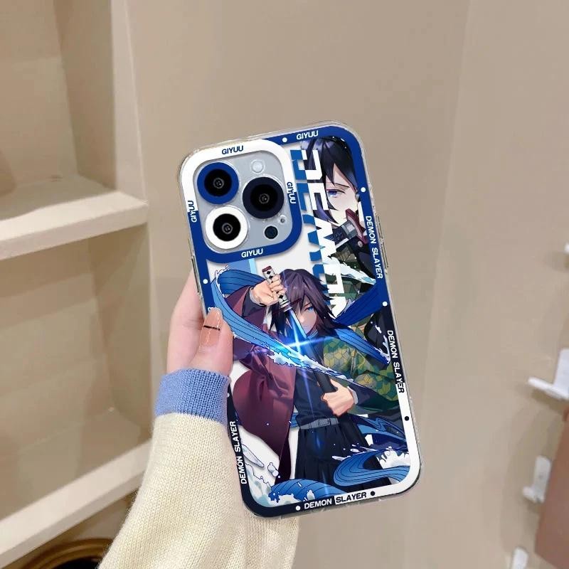 Ốp Lưng Cho OPPO A38 A18 A57 2022 A78 A79 A15 A15S A16 A16K A17 A5S A3S A94 A74 RENO 11 Pro 11F 5 6 Lite 7Z 8Z Anime Demon Slayer Mềm Trong Suốt Nhật Bản Ốp Điện Thoại