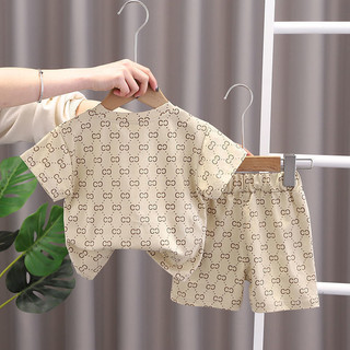 Set Đồ 2 Món Gồm Áo Tay Ngắn Và Quần Ngắn Thời Trang Dành Cho Trẻ Em 1-8 Tuổi