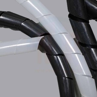 (HCM) Dây xoắn ruột gà nhựa quấn dây điện phi 6 - 8 - 10 chất lượng cao, Hãng TPE