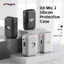 Vỏ bảo vệ silicon DJI Mic2 tương thích AMagisn camera thể thao Phụ kiện micro bảo vệ Vlog
