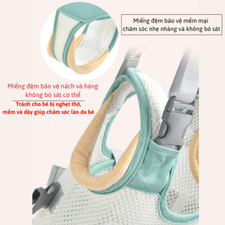 Đai Tập Đi Cho Bé Bunnies Mềm Mại Thoáng Khí, Dễ Điều Chỉnh Giúp Bé Tập Đi Dễ Dàng