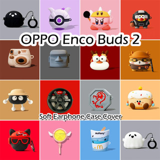 【 imamura 】 Dành Cho OPPO Enco Buds 2 Ốp Lưng Anime Phong Cách Hoạt Hình Silicon Mềm Vỏ Tai Nghe Vỏ NO.3