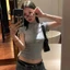 Áo cộc mùa hè cách điệu hottrend thiết kế cổ lọ from dáng croptop phong cách Korean XIMIMI SP265