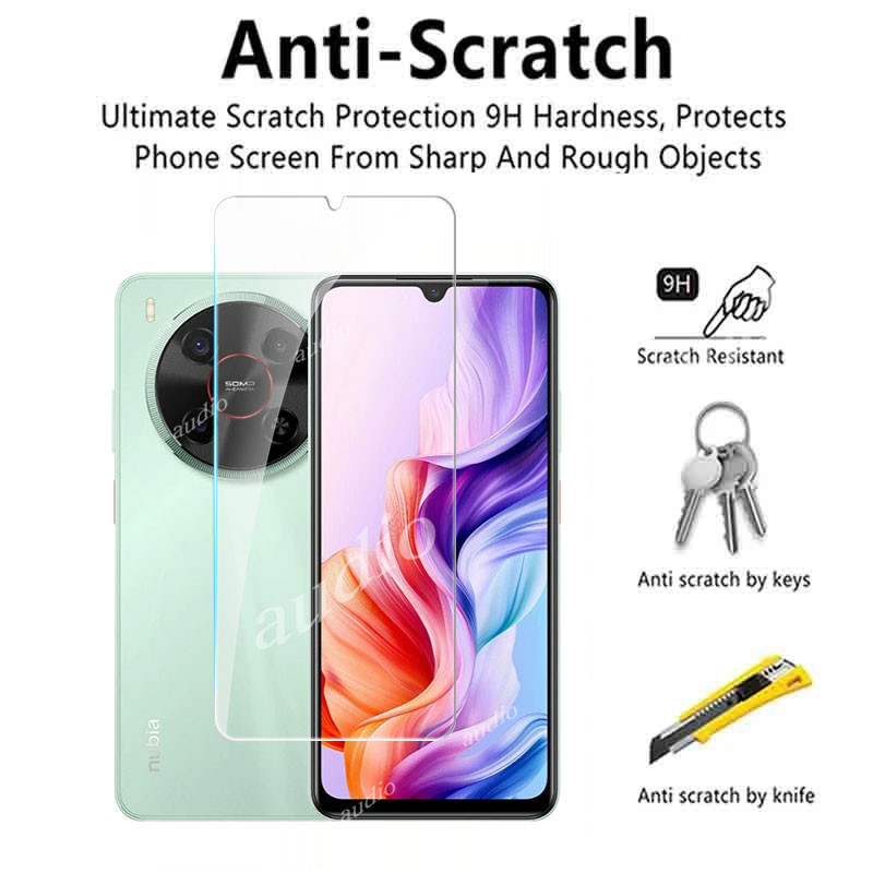 Nubia V80 Max 4G Nubia V70 Max 4G 3 Miếng Kính Cường Lực Bảo Vệ Màn Hình Cho ZTE Blade V70 Max BladeV70 4G 2025 Trong Suốt Trong Suốt Bảo Vệ Mỏng Phim Cho ZTE Nubia V70 Max V70Max 4G Vỏ Điện Thoại Phim