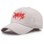 Mũ Snapback JKDESIGN, Mũ bóng chày thêu Gothic Street Punk có thể điều chỉnh, Mũ bóng chày Hip-hop đa năng dành cho nam nữ Thể thao ngoài trời