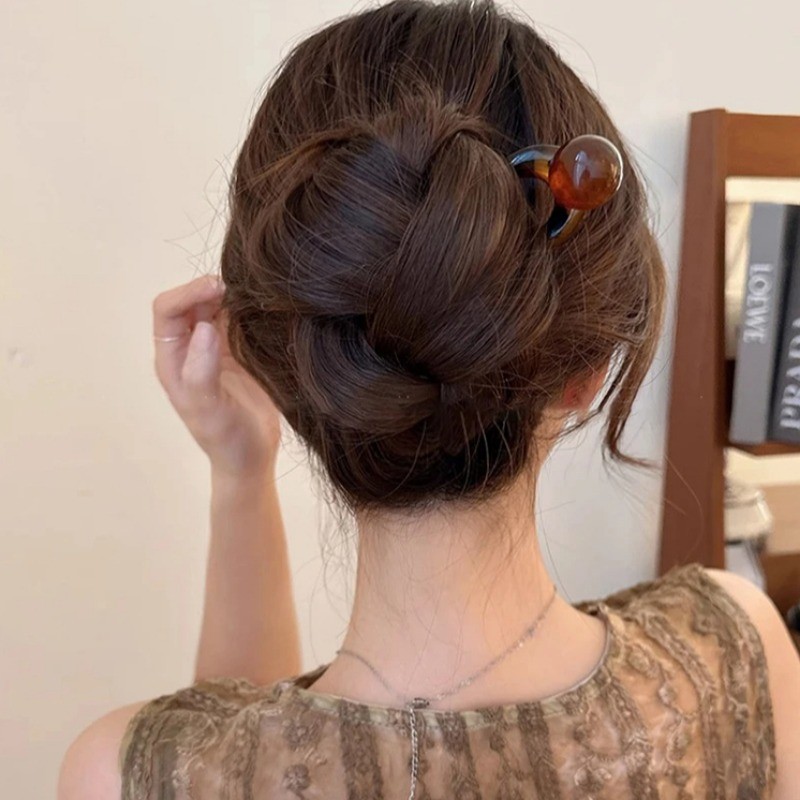 Kẹp tóc hình chữ u cổ điển Kẹp tóc nữ cao cấp kiểu Pháp
