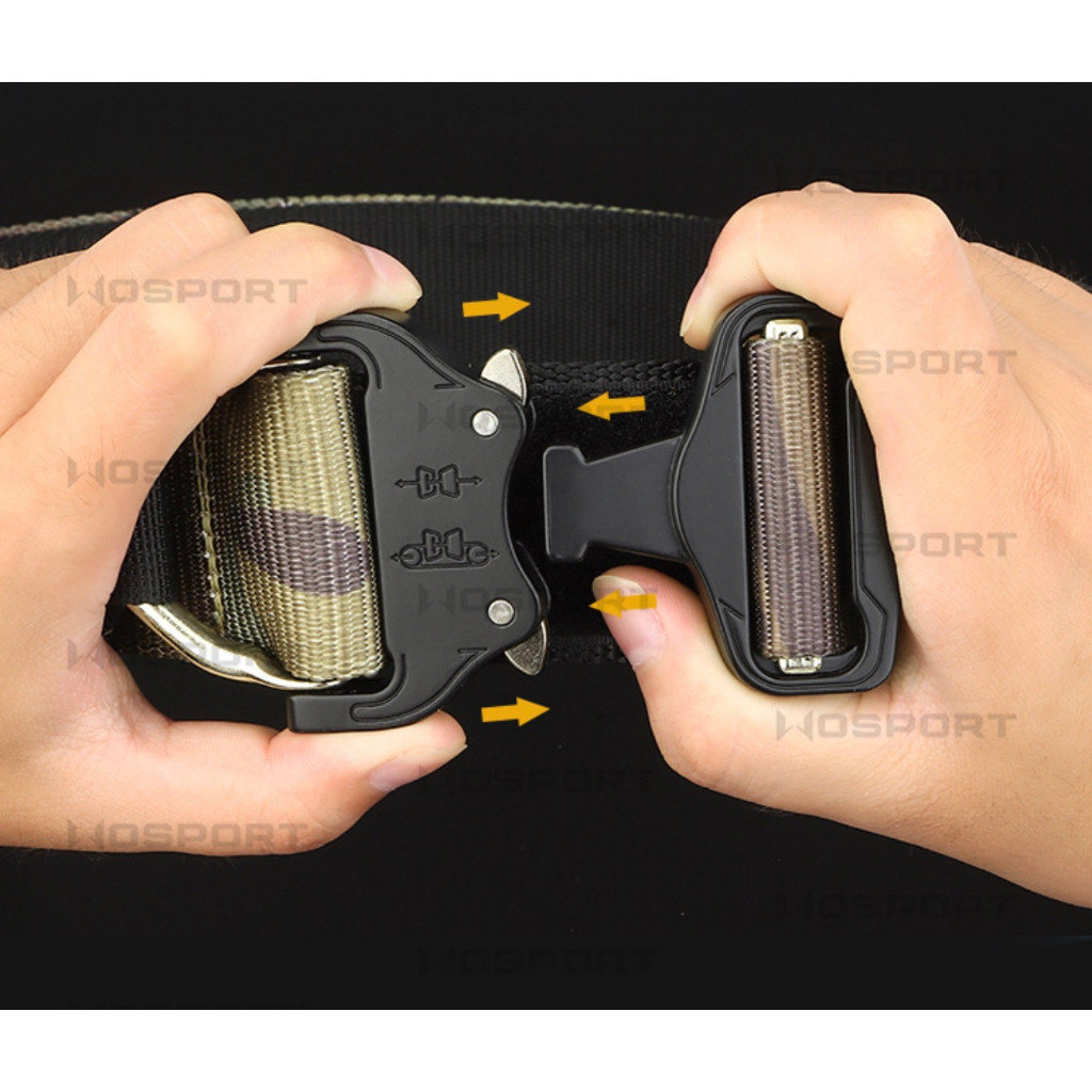 Đai chiến thuật bản 4.5cm Wosport khoá kim loại _tactical