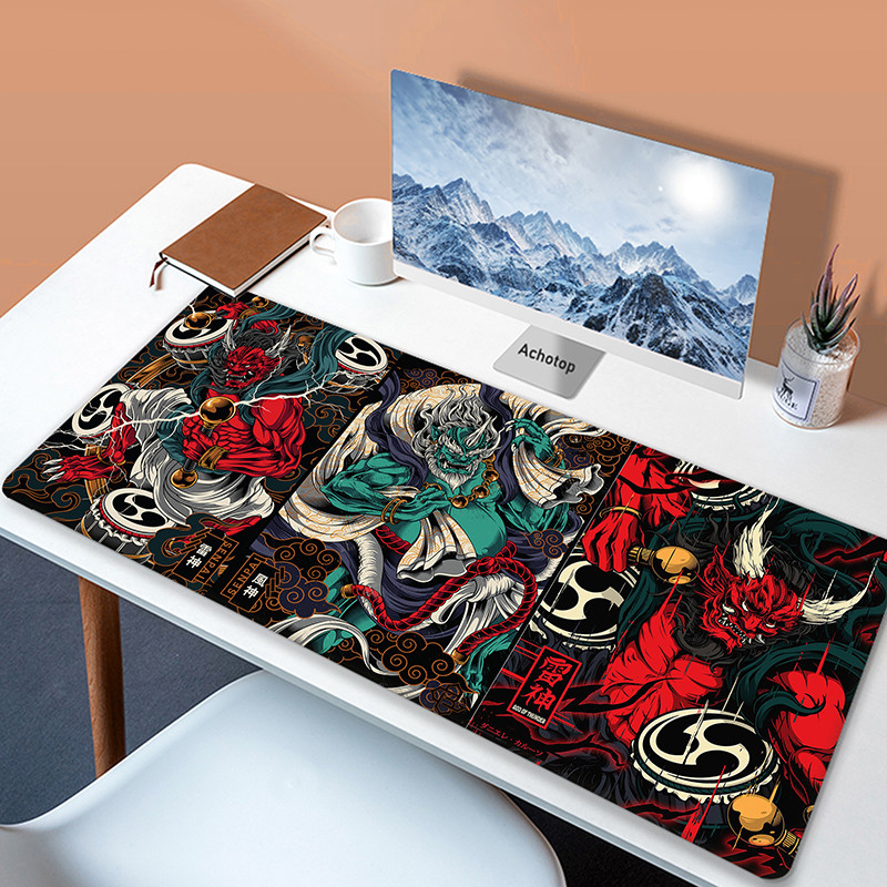 Chơi Game Mousepad Game Thủ Mousemat Nhật Bản Lớn Đen Chuột Thảm Bàn Lớn Miếng Lót XXL Miếng Lót Chuột 80x30cm Bàn Phím Thảm Pc Cao Su Deskmat