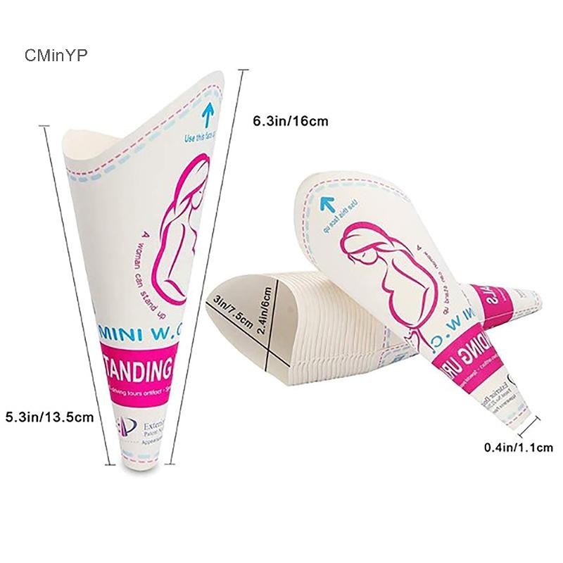 Cyp 12 Máy Tính Giấy Dùng Một Lần Nước Tiểu Người Phụ Nữ Đứng Lên Pee Cho Cắm Trại Du Lịch Ngoài Trời Vệ Sinh Vinh Quang