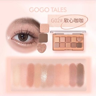 Bảng phấn mắt 10 ô GOO GO TALESONBT Mèo Ngọt Ngào GT773