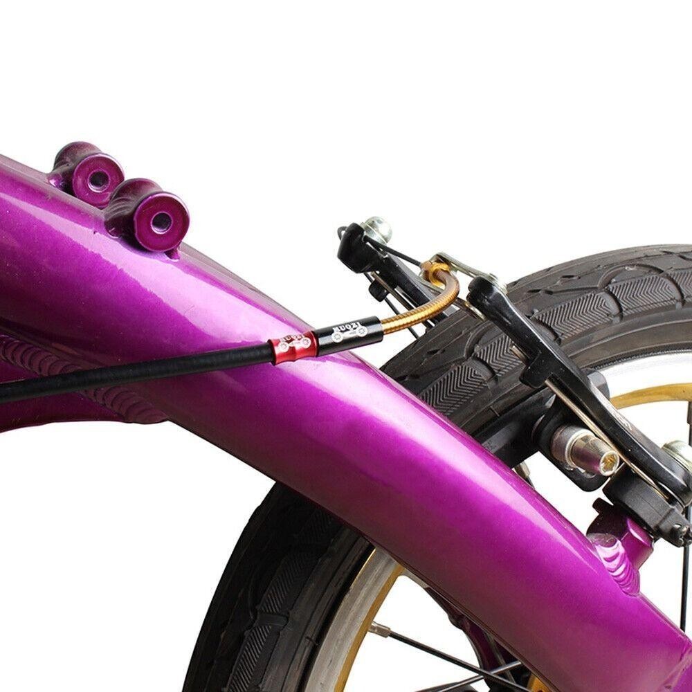 Khuỷu tay phanh CORALTIDE V, Ống uốn cong phanh đa năng bằng thép không gỉ, Phụ kiện xe đạp MTB Hướng dẫn cáp mì hợp kim nhôm