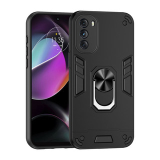 Dành Cho Motorola Moto G 5G 2022 / 2023 Ốp điện thoại Có Chân Đế Vòng Metel Giá Đỡ Từ Tính Lưng Cứng Mềm TPU Edge Chống Sốc Chống Rơi Mỏng Bao