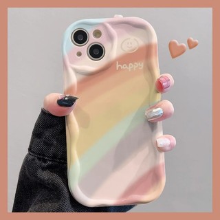 Ốp Điện Thoại TPU Mềm Màu Cầu Vồng Sang Trọng Cho Xiaomi 13T 14 Pro 12 12X 13 Mi 11 Lite Poco M6 Pro X6 X3 Pro X3 NFC M5S C65 C55 C40 C31 3D Vồng Cong Cạnh Họa Tiết Thời Trang Bìa Mềm