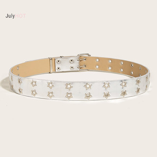 Julyhot Punk Phong Cách Ngôi Sao Twill Dây Đeo Rỗng Ra Da Quần Jean Trang Trí Thời Trang Dây Thắt Lưng Massivedeals